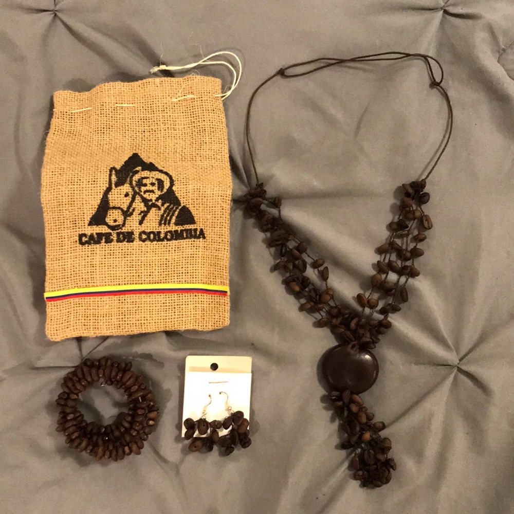 Matching Necklace, Bracelet & Earrings